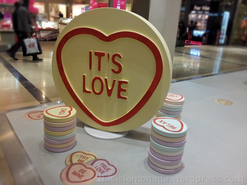 Love Hearts at Westfield E20 | this is lemonade